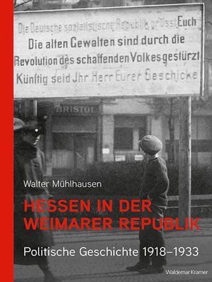 cover image of Hessen in der Weimarer Republik